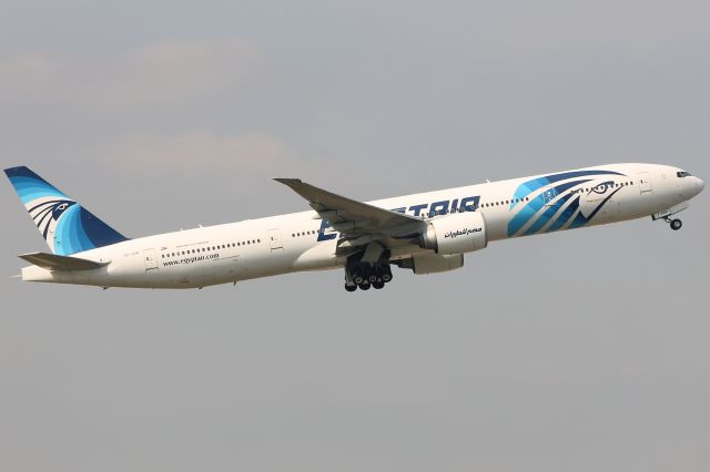 BOEING 777-300ER (SU-GDR) - SU-GDR Egyptair Boeing 777-300ER taking off from London Heathrow on flight MS778 to Cairo at 15:35 on Tuesday 30/04/19