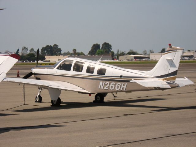 Beechcraft Bonanza (36) (N266H) - PARKED AT SANTA ANA