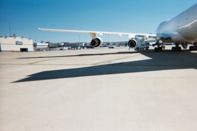 Boeing 747-200 (A6-GDP) - From the Dubai Royal AIr Wing, in Louisville for a horse charter this aircraft was used exclusively for transporting the horses for the Sultan of Dubai.