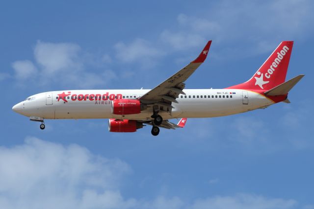 Boeing 737-800 (9H-TJC) - 13/04/2025:br /Flight HER > TLV, final to runway 21.