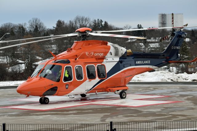 BELL-AGUSTA AB-139 (C-GYNO) - 2010 Agusta AW-139 (C-GYNO/41250) arrived from Billy Bishop Toronto City Airport (CYTZ) on December 5, 2021