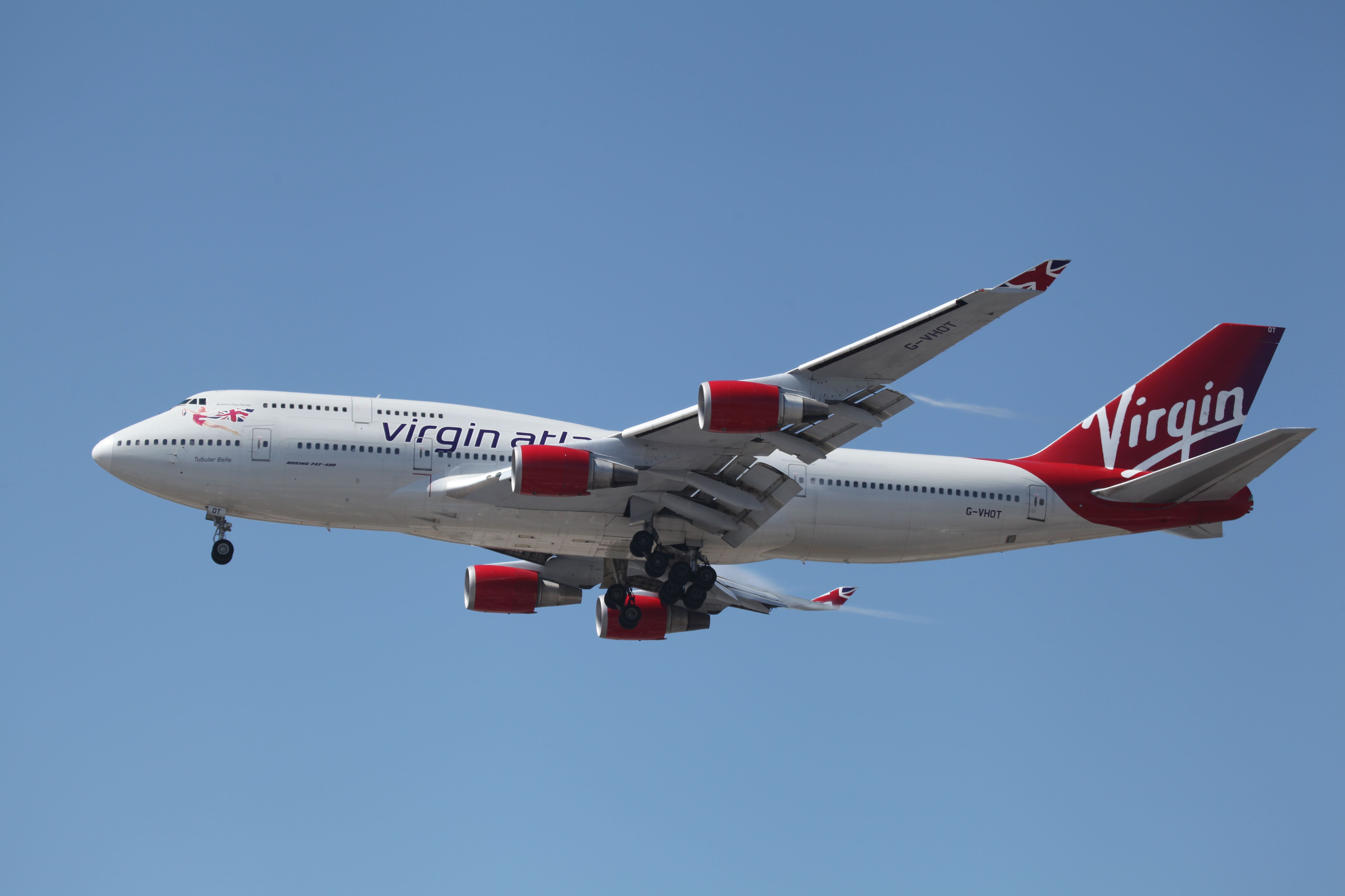 Boeing 747-400 (G-VHOT) - ON FINAL
