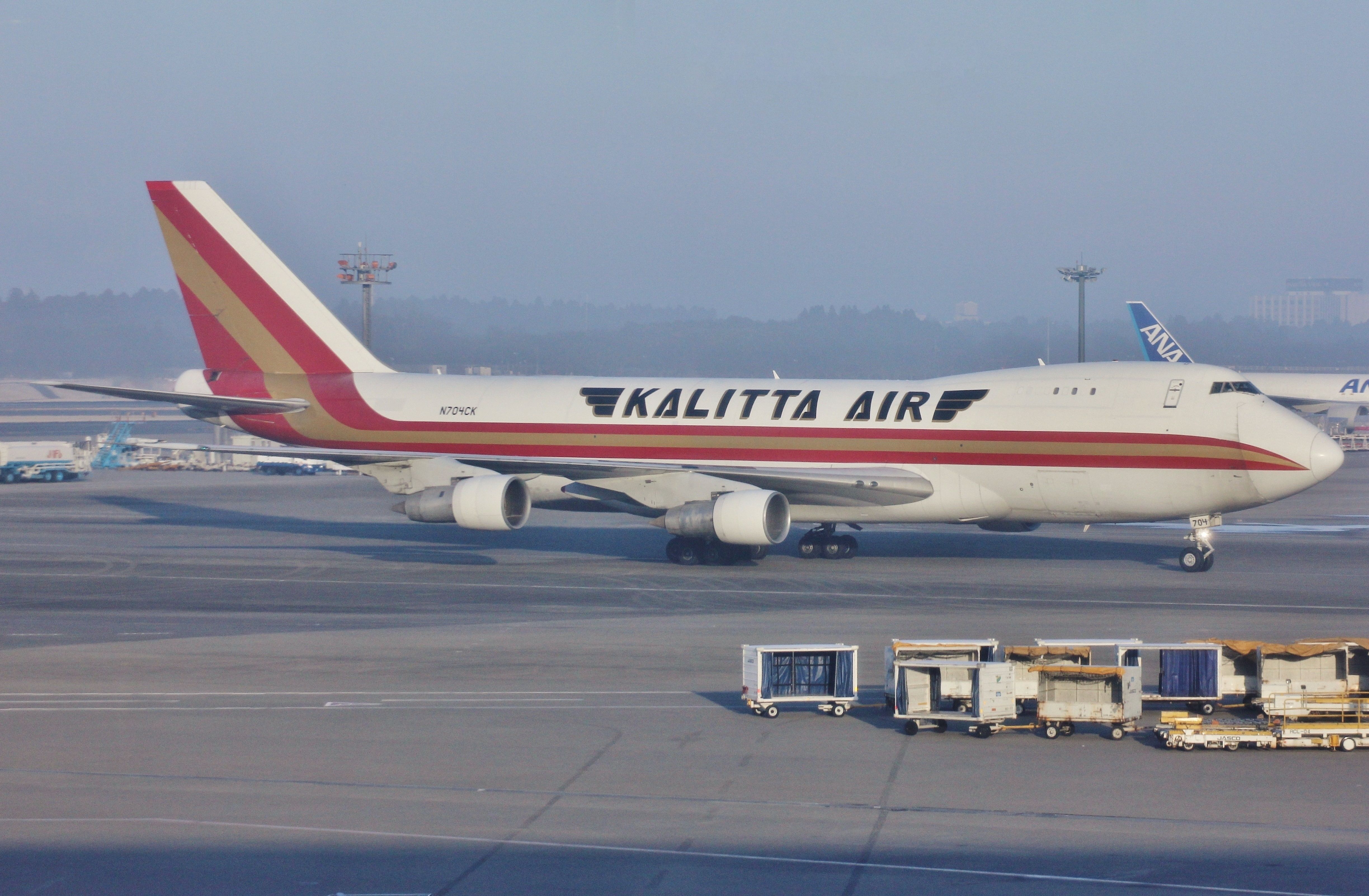 Boeing 747-200 (N704CK) - N704CK 747-246F/SCD(MSN:23391/LN:654) K49734 ORD-NRT SPOT201 RWY34L↓ 7:08 