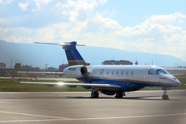Embraer Legacy 550 (N600ZR) - Parked on Stand L2 on 25-Mar-25 two days prior to departure for EVRA.