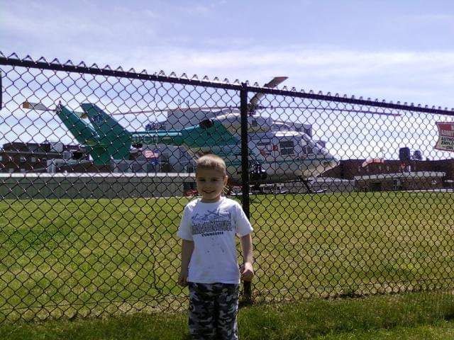 NUSANTARA NBK-117 (N911CH) - Photo date: Tuesday May 25, 2010 br /Here is a photo of me in front of LifeFlight of Maine's hired loaner MBB BK117 B1 helicopter at Central Maine Medical Center in Lewiston, Maine.br /br /Year built: 1990br /C/N: 7223br /Country of origin: Germanybr /Role: MEDEVAC