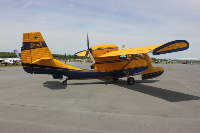 C-FDKP — - C-FDKP Republic Sea Bee RC-3 RVA Aéroport de Sherbrooke QC. CYSC 16-06-2018.