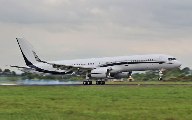 Boeing 757-200 (N757AG) - funair b757-256(wl) n757ag landing at shannon this evening 26/5/16.