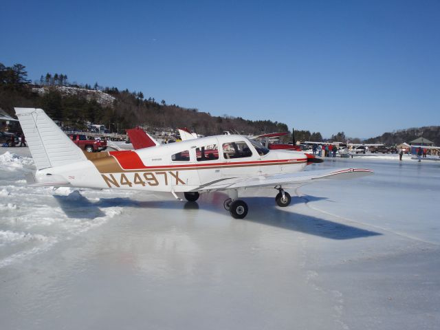 Piper Cherokee (N4497X) - ALTON BAY ICE RUNWAY