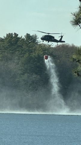 BOSOX45 — - Putting out Joint Base Cape Cod Fire May 1, 2025 via Snake Pond in Sandwich, MA