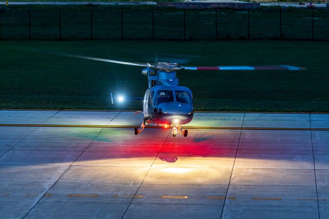 Sikorsky S-76 (N768AM) - AeroMed 1 arriving at KGRR