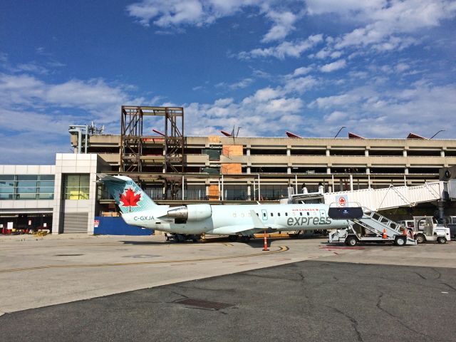 Canadair Regional Jet CRJ-200 (C-GXJA) - Indoor walkway project almost complete  connecting Terminals A and B  07/19/2015