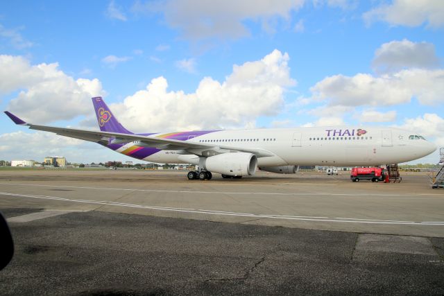 Airbus A330-300 (HS-TEV) - Parked on Stand 701 on 7-Oct-24.