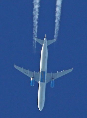 Airbus A321 (SE-RDO) - LIAISON GOTHENBURG-TENERIFE VERTICAL COTE VENDEE 32 975 FT 16-02-14