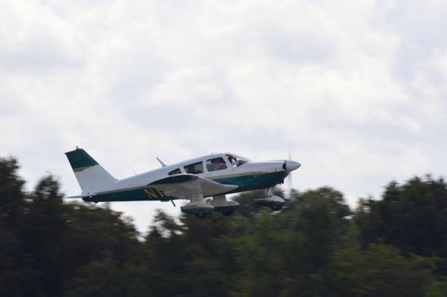 Piper Cherokee (N180E) - Climbing out of Winter Haven. Picture taken by Peggy at Preston Aviation