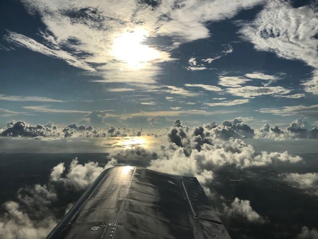 Vans RV-10 (N606E) - Climbing out of Spruce Creek flying up to KUNI Ohio University Airport in July 2018. Posted 11/4/18