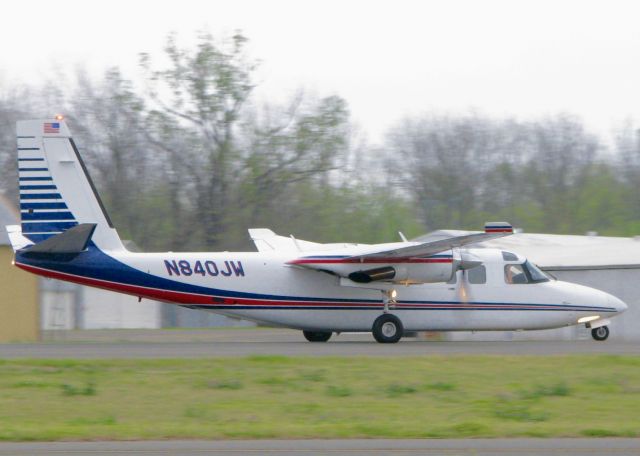 Rockwell Turbo Commander 690 (N840JW) - At Downtown Shreveport.