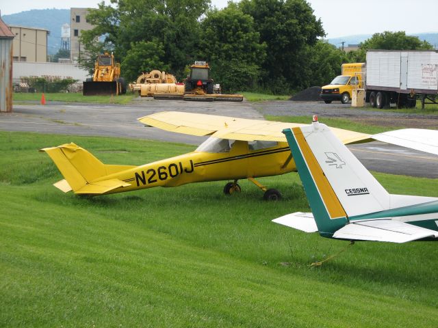 Cessna Commuter (N2601J) - The tail is bent since this had flipped over in a wind storm.