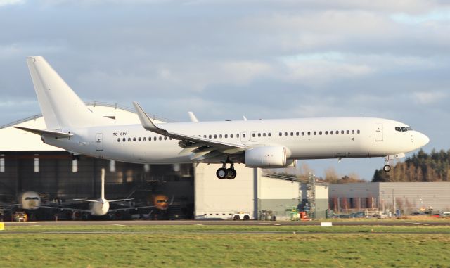 Boeing 737-800 (TC-CPI) - pegasus b737-82r tc-cpi landing at shannon from bacau 26/2/21.