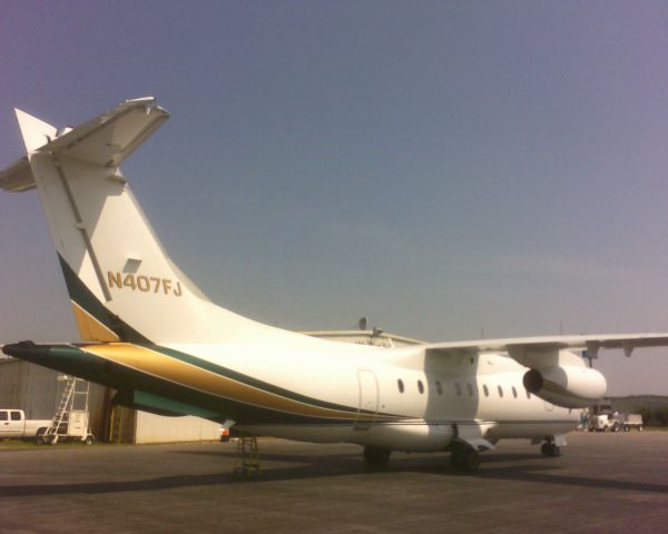 Fairchild Dornier 328JET (N407FJ) - Picking up for a casino charter.