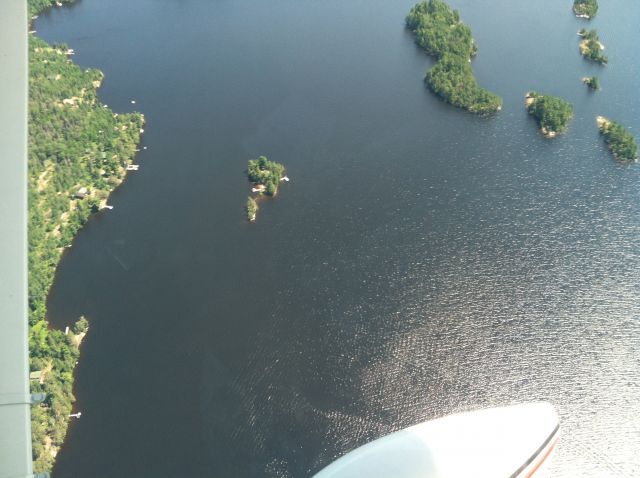 Cessna Skyhawk (N9644Q) - Ely Island, Lake Vermilion (near the Boundary Waters Canoe Area)