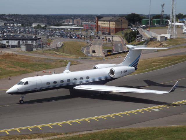 B-KVC — - Taxing out at Luton Airport.