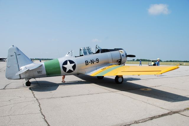 N3265G — - A SNJ-5 at the Ottumwa Airshow, 2018.