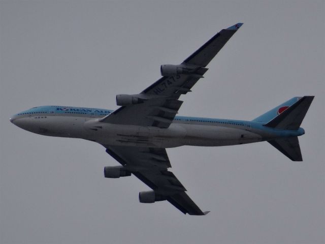 Boeing 747-400 (HL7473) - HL7473 Korean Air Linesbr /18.3 Yearsbr /Boeing 747-400 (quad-jet) (H/B744/L)br /15-Mar-2015 B744 Incheon Intl (RKSI / ICN) Los Angeles Intl (KLAX) 15:38 KST 09:25 PDT 9:47