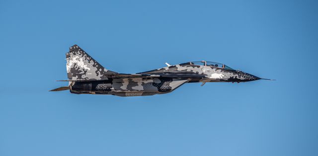 N29UB — - Mig 29 fly over at KBZN