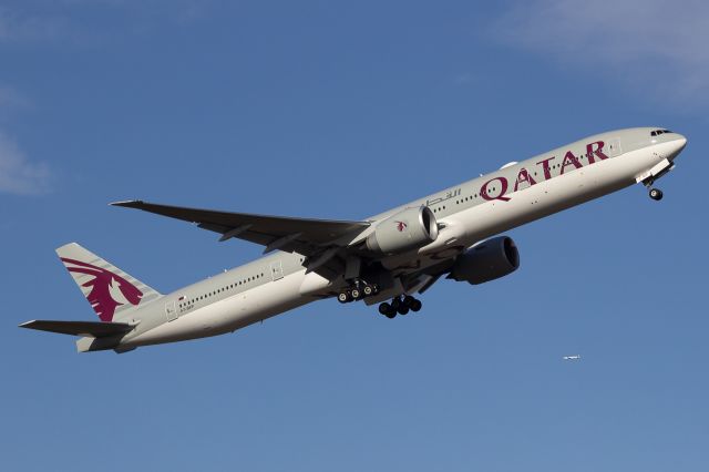 BOEING 777-300ER (A7-BEP) - Departing to Canberra.