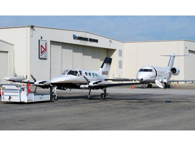 Cessna Chancellor (N414GS) - A nice, pressurized piston twin.