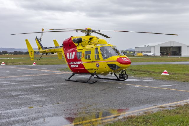 NUSANTARA NBK-117 (VH-SLA) - Westpac Life Saver Helicopter (VH-SLA) Kawasaki BK117 B-2 at Wagga Wagga Airport