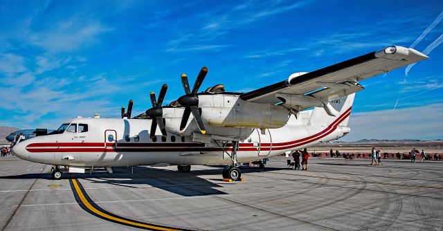 De Havilland Canada Dash 7 (N765MG) - N765MG 1982 De Havilland Canada DHC-7-102 Dash 7 C/N 65 U.S. Army ARL-M RC-7B Intelligence Gathering Aircraft - Las Vegas - Nellis AFB (LSV / KLSV)<br>Aviation Nation 2016 Air Show<br>USA - Nevada, November 12, 2016<br>Photo: TDelCoro