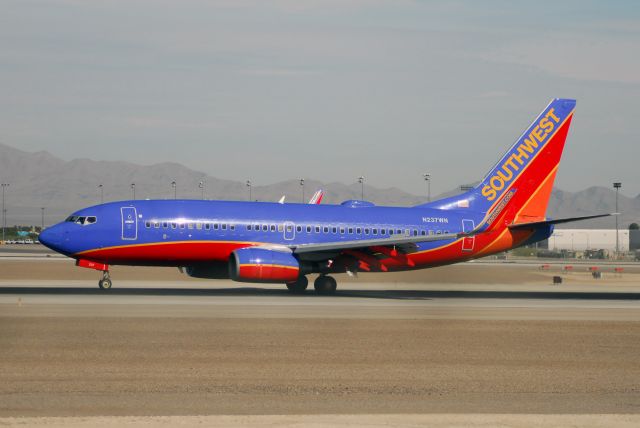 Boeing 737-700 (N237WN) - Taken from the Sunset Road Viewing Area.