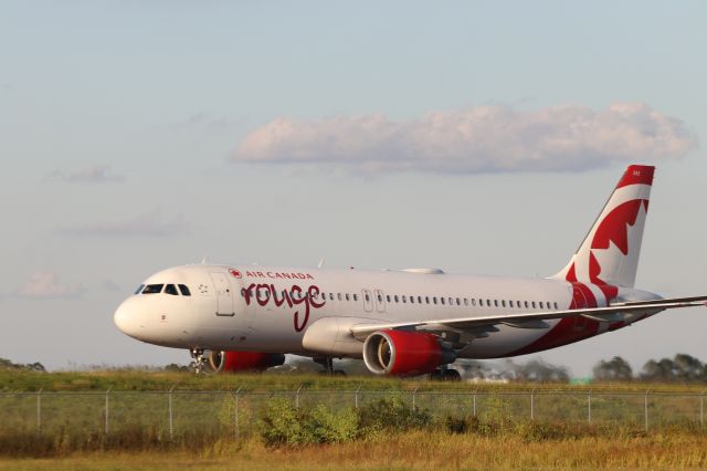 Airbus A320 (C-GFCH) - 10/08/22 taxiing in on Juliet from Rwy 35R