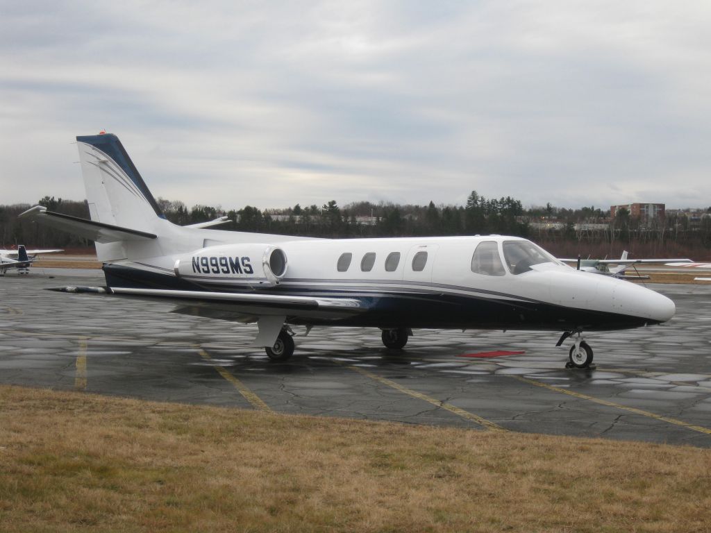 Cessna Citation 1SP (N999MS) - Parked after arriving from Butler, PA (KBTP).