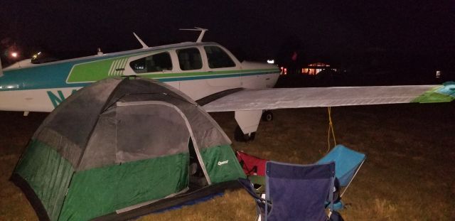 Beechcraft 35 Bonanza (N4485S) - Camping with AOPA