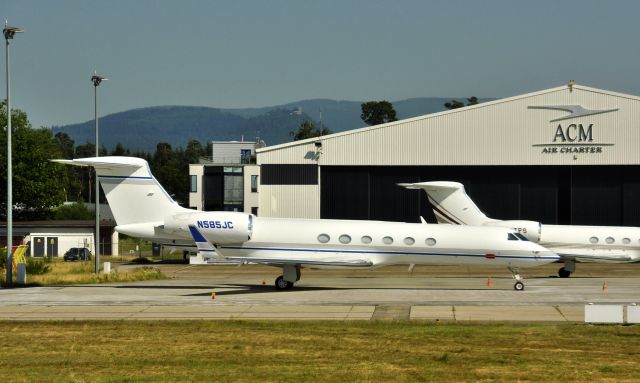 Gulfstream Aerospace Gulfstream V (N585JC) - Private Gulfstream Aerospace Gulfstream V N585JC in Baden Aipark