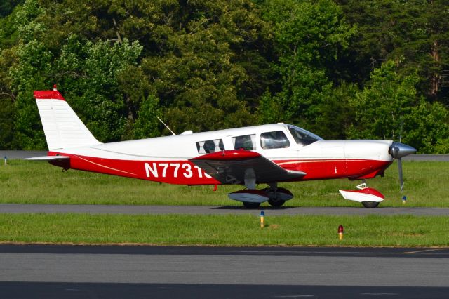 Piper Saratoga (N7731J) - Taxiing to runway 2 at KJQF - 6/5/18