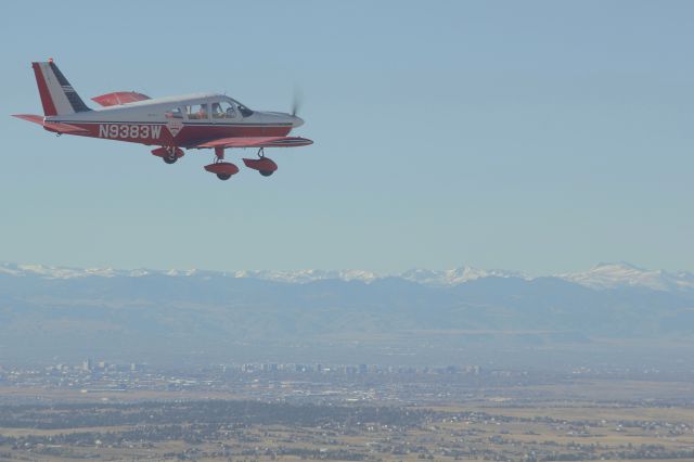 Piper Cherokee Arrow (N9383W) - Air-to air test shoot on a smooth and beautiful day.