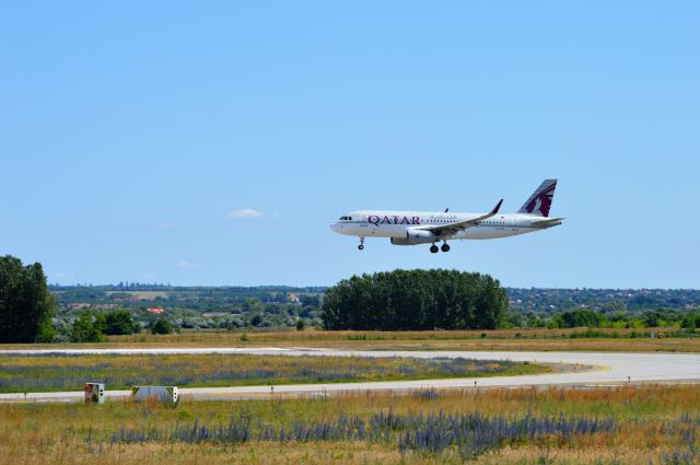 Airbus A320 (A7-AHX) - On final approach RWY 31R 