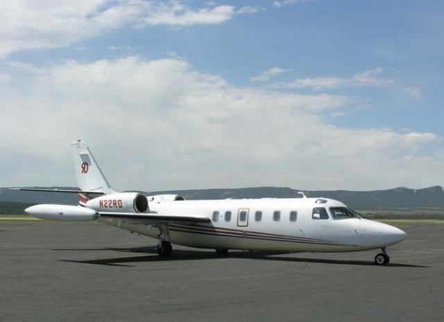 IAI 1124 Westwind (N22RD) - On the ramp in DRO