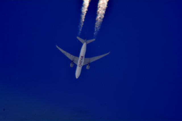 Boeing 777-200 (A7-BBA) - Qatar Airways 755 Hamad Intl to Hartsfield-Jackson Intl over Cleveland 36,000 ft. 06-29.16