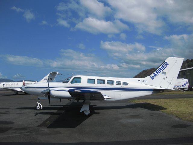 Cessna 402 (VH-JOH) - Barrier Aviation - Aircraft Charterbr /Cairns International Airport, Queensland