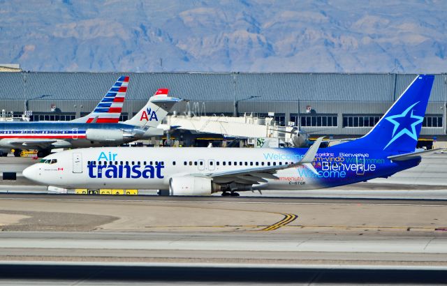 Boeing 737-800 (C-GTQB) - C-GTQB Air Transat 2006 Boeing 737-8Q8(WL) - cn 30696 / ln 1892 - split scimitar winglet - Las Vegas - McCarran International Airport (LAS / KLAS)br /USA - Nevada October 30, 2014br /Photo: Tomás Del Coro