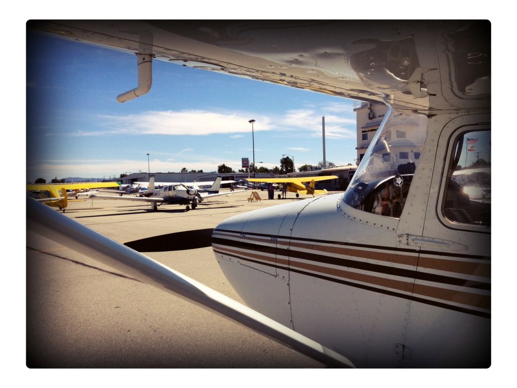 Cessna Skyhawk (N9877T) - Vintage aircraft display day at KFUL