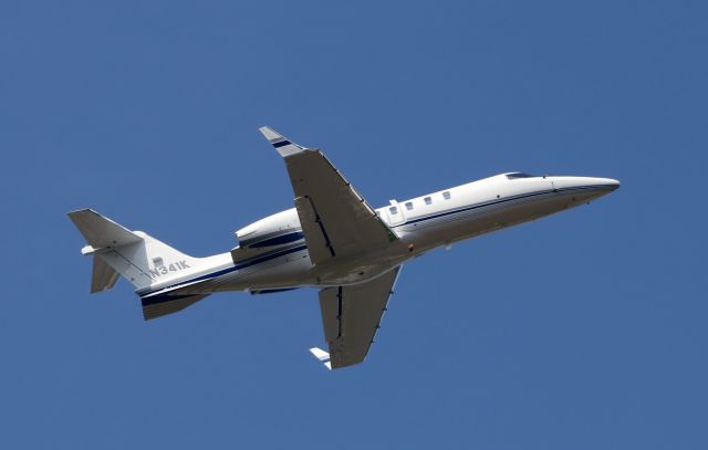 Learjet 45 (N341K) - Lear Jet 45 over Peachtree City, Ga.