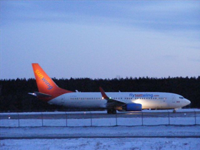 C-FLYC — - taken at night,no flash,natural lighting,plane reading for take off.