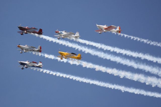 Vans RV-8 (TEAMRV) - Team RV performing at the 2012 Florida International Airshow