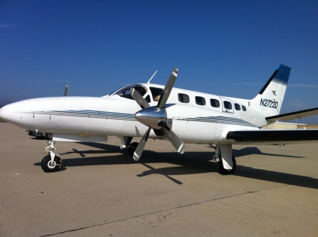 Cessna Conquest 2 (N2722D) - On the ramp.