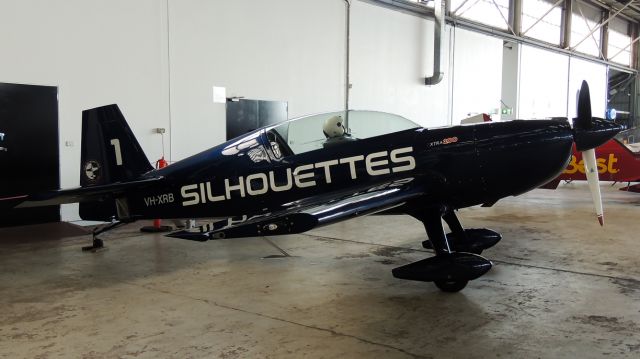 EXTRA EA-200 (VH-XRB) - I took this photo of this great aircraft while in the acrobatic hangar at Bankstown airport. 